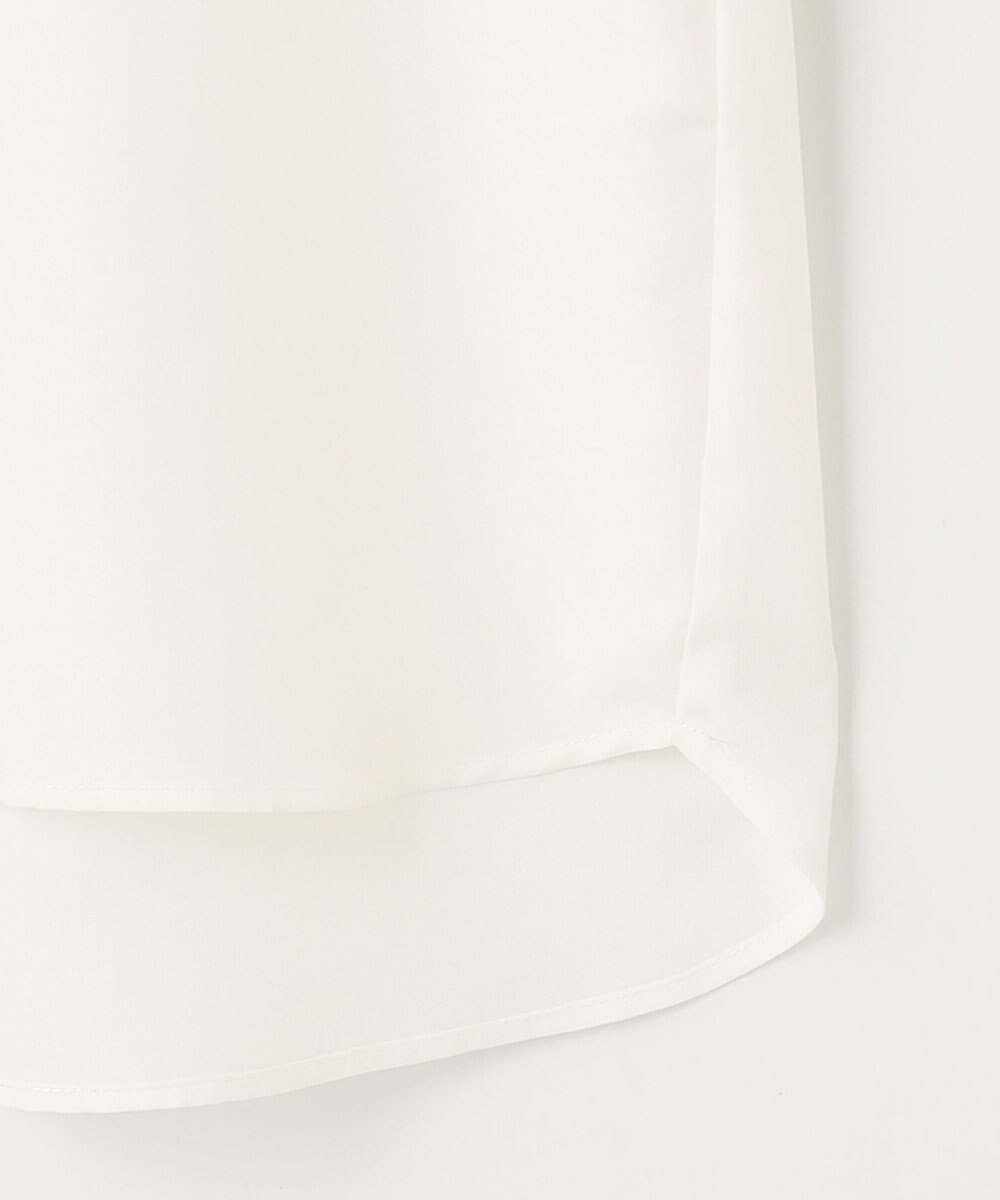 自由区 L 【洗える】ピンタックスリーブ ブラウス 