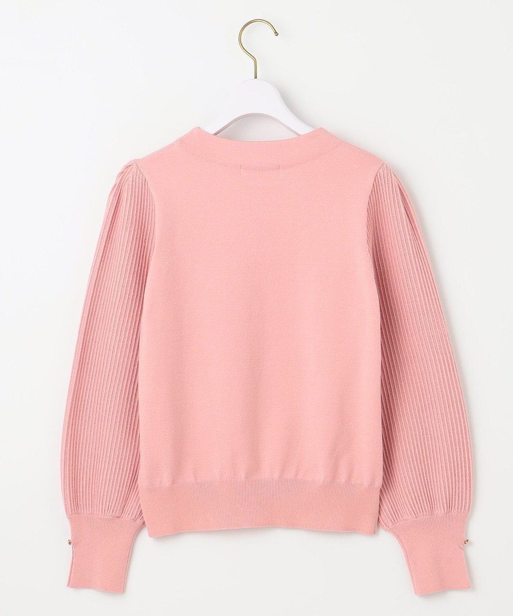 ANY SIS 【CICA加工・選べる9色展開】スリットポイントボトルネック ニット 