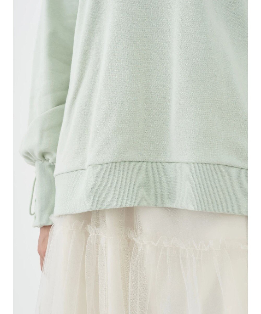 earth music&ecology 袖レースアップウラケプルオーバー 