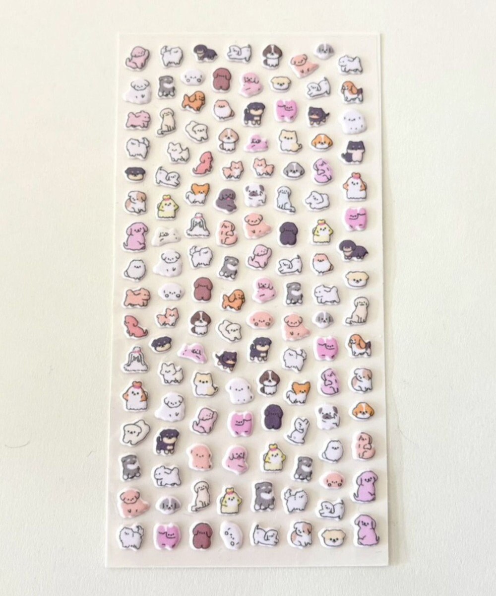 WEGO ちびぷっくりあにまるステッカー 