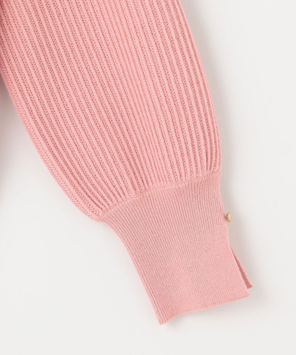 ANY SIS 【CICA加工・選べる9色展開】スリットポイントボトルネック ニット 