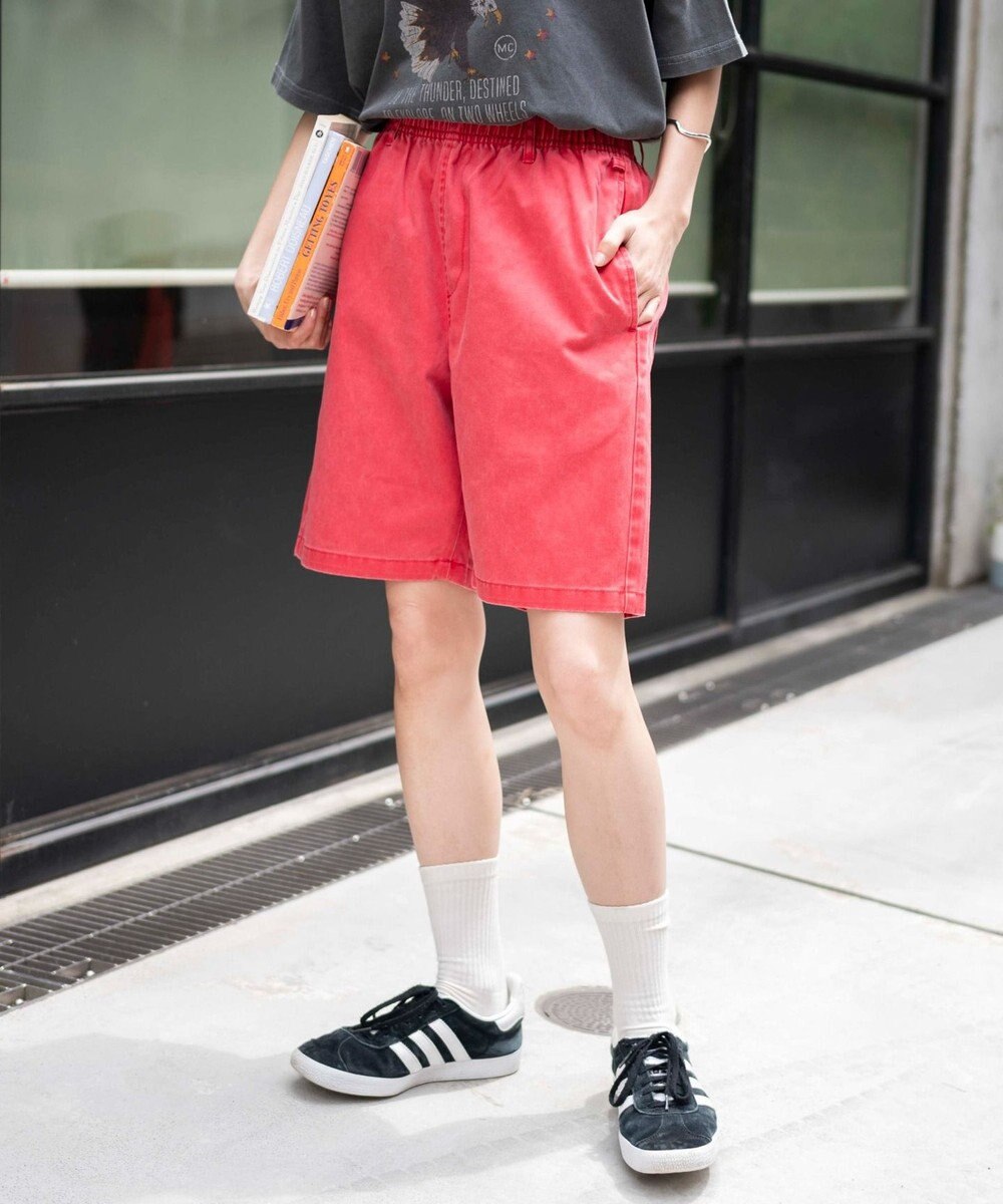 WEGO 【ユニセックス着用ITEM/ウエストゴム】リラックスイージーショーツ 