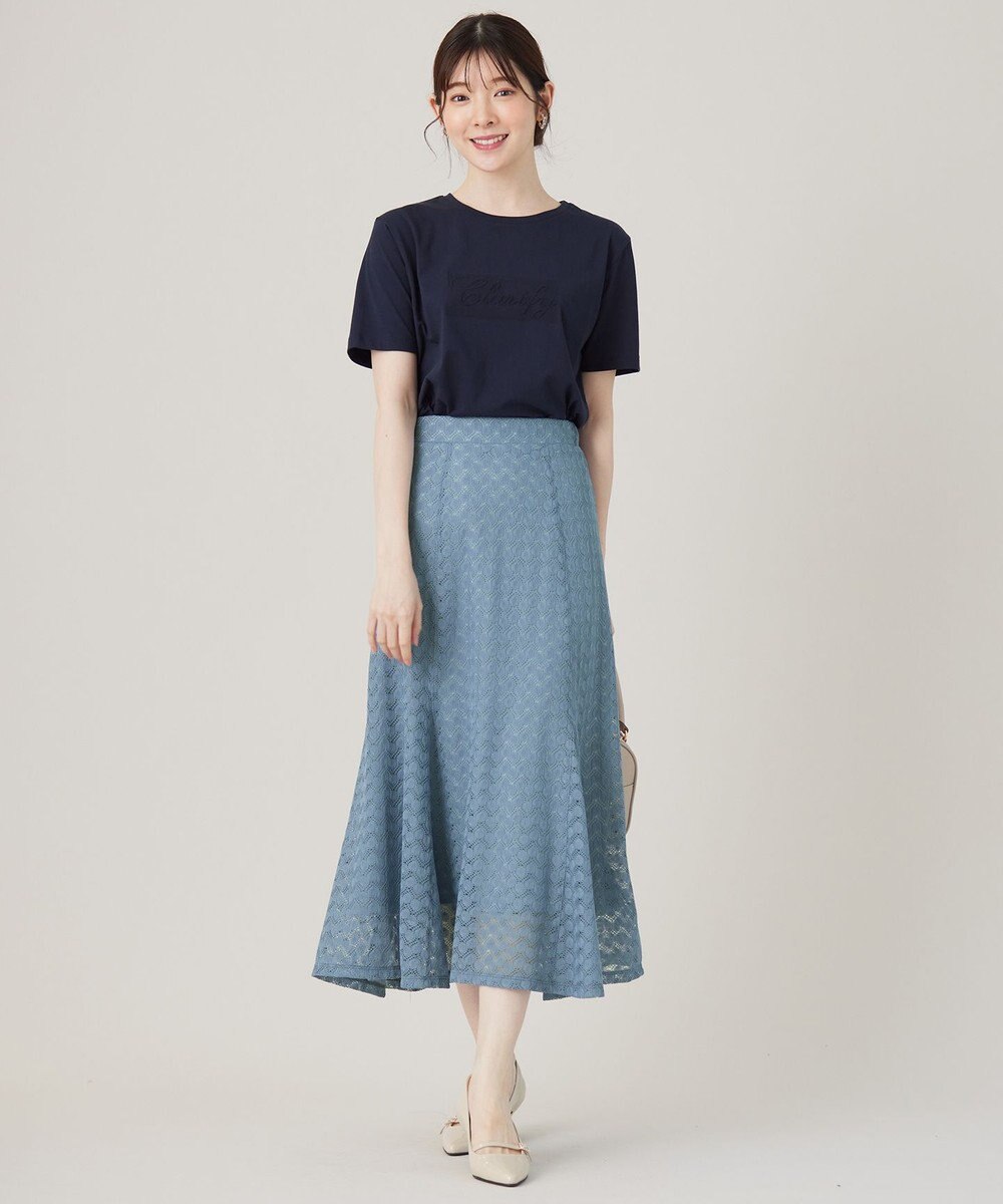 ANY SIS 【洗える】レースマーメイド スカート 