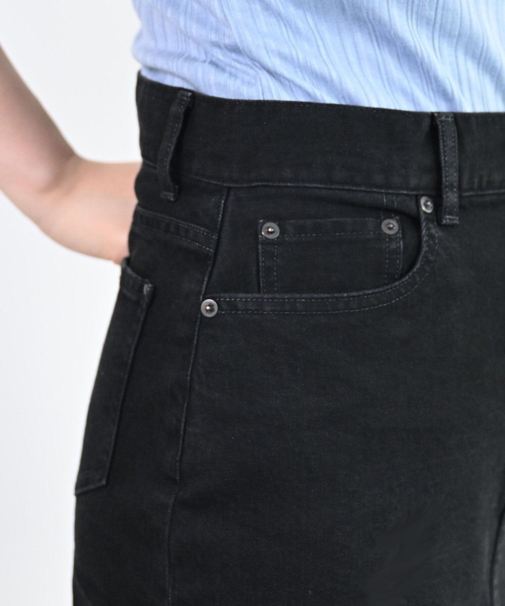 woadblue ＜坪田あさみさんコラボ＞LINE ラインスカート ブラック 