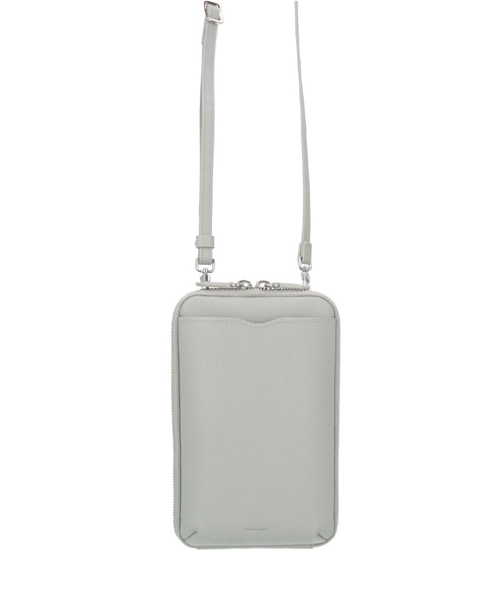 Atelier nuu côté スマホショルダー ファスナー 