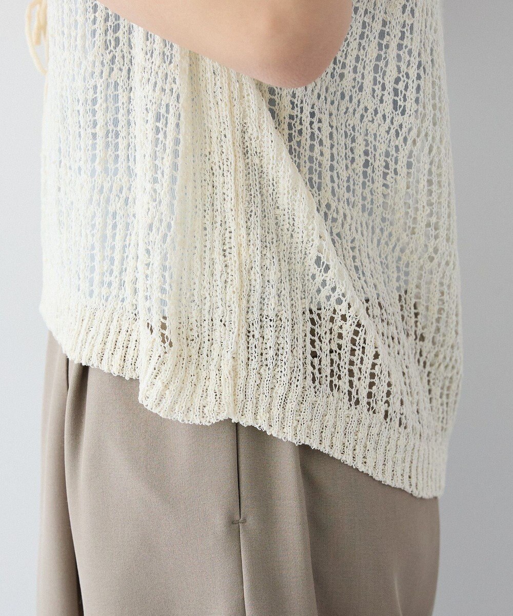 CRAFT STANDARD BOUTIQUE ノットヤーン透かしビスチェ 