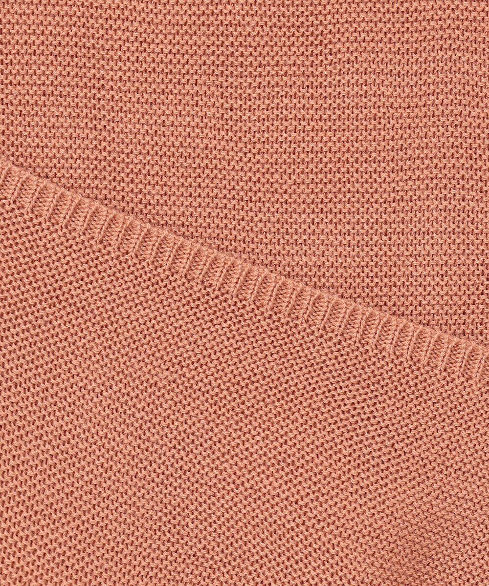 ANY 【洗濯機可/アンチピリング/UVカット】アクリルガーターフレンチスリーブニット 