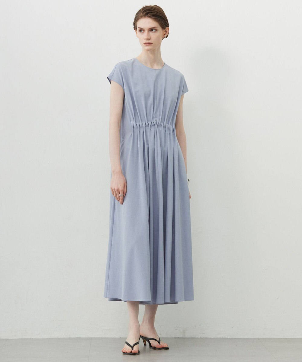 ICB 【ASUMI・MANAMIコラボ 丈が選べる】タックデザインワンピース 
