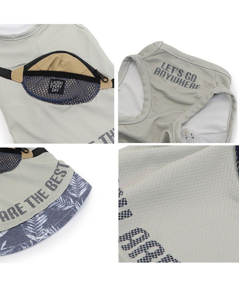 PET PARADISE ペットパラダイス ポケットクール タンクトップ 《重ね着風》 小型犬 