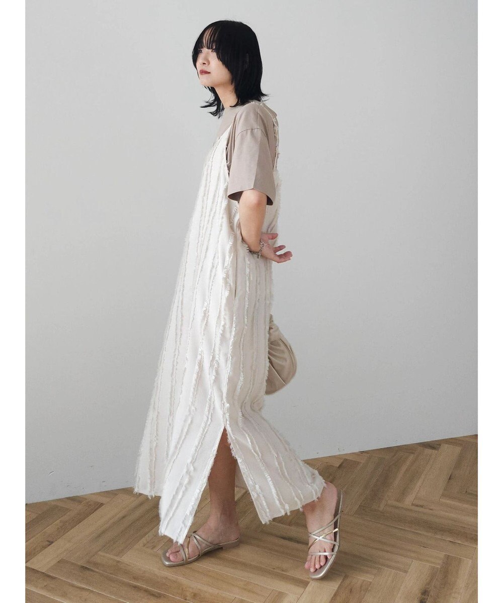 Green Parks フェザージャガードキャミワンピース 