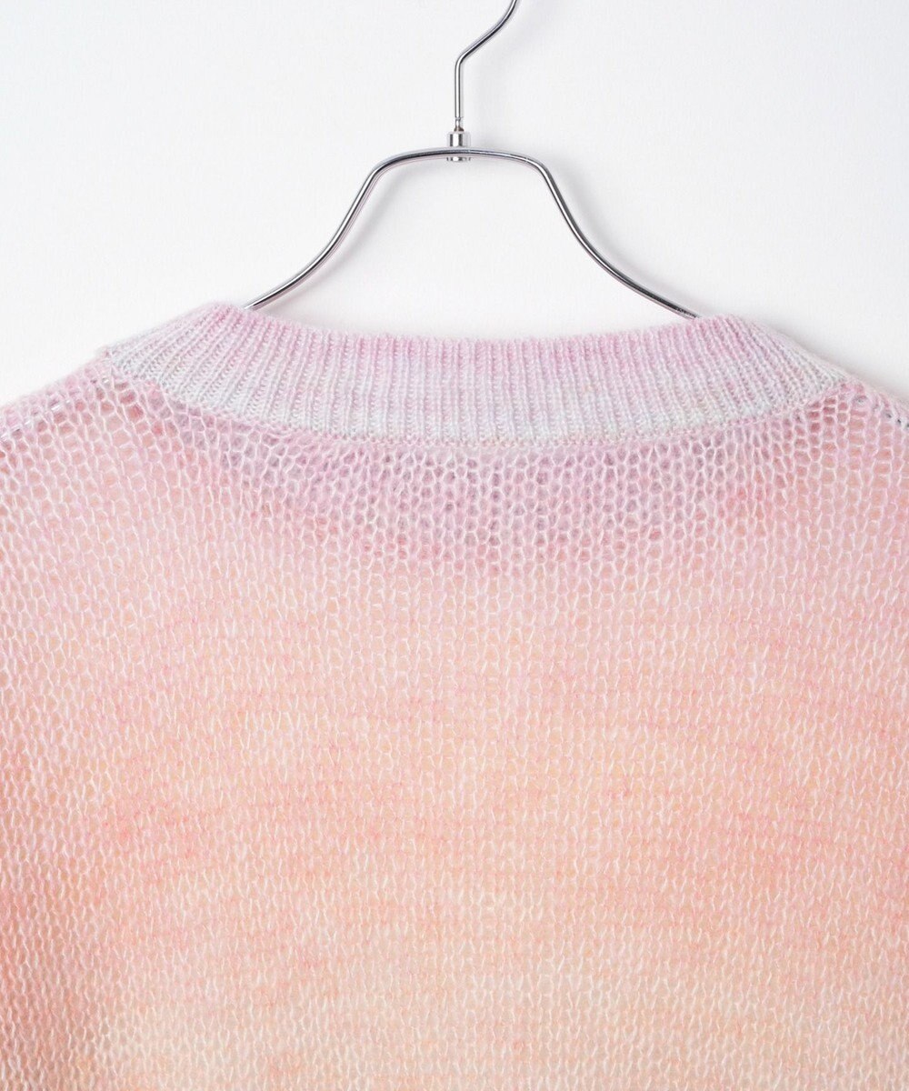 WEGO グラデーションメッシュニット 