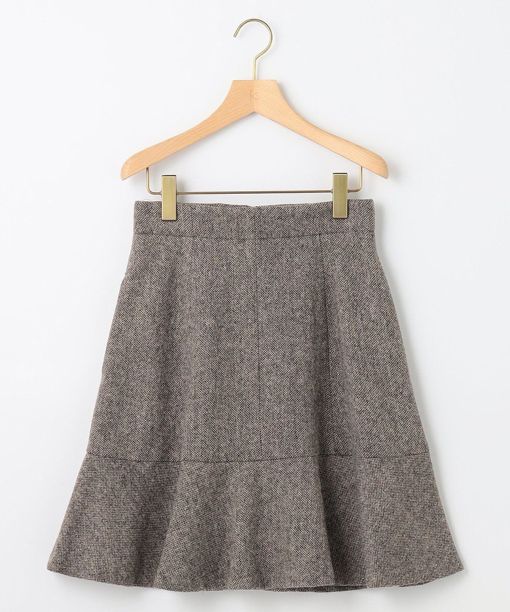 組曲 ネコアシツイードセミフレア スカート 