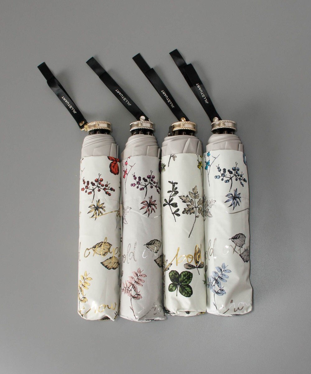 AURORA JILL STUART ジル スチュアート 晴雨兼用折り畳み傘(ボタニカル柄) 日傘 