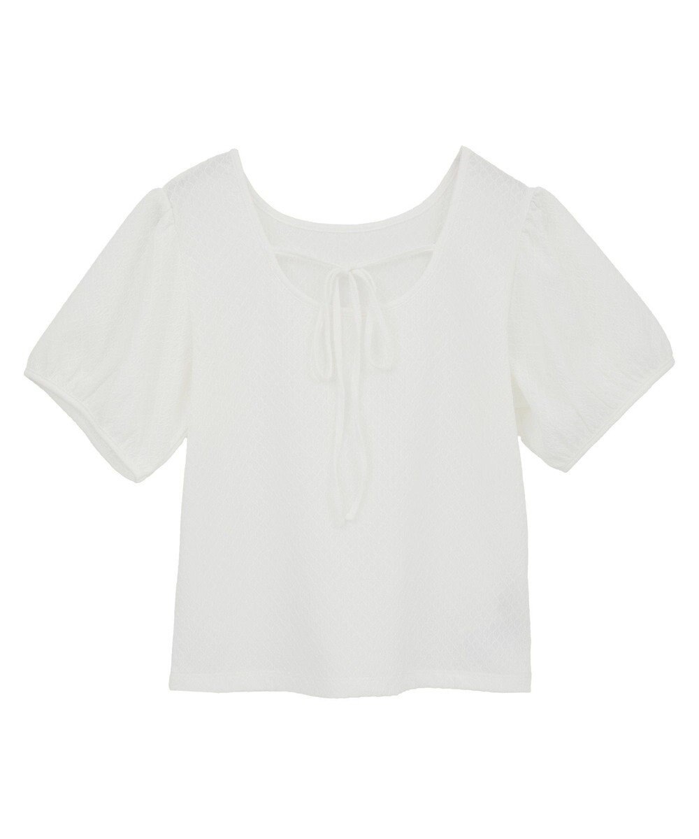 earth music&ecology マルチウェイ配色リボンカットプルオーバー 