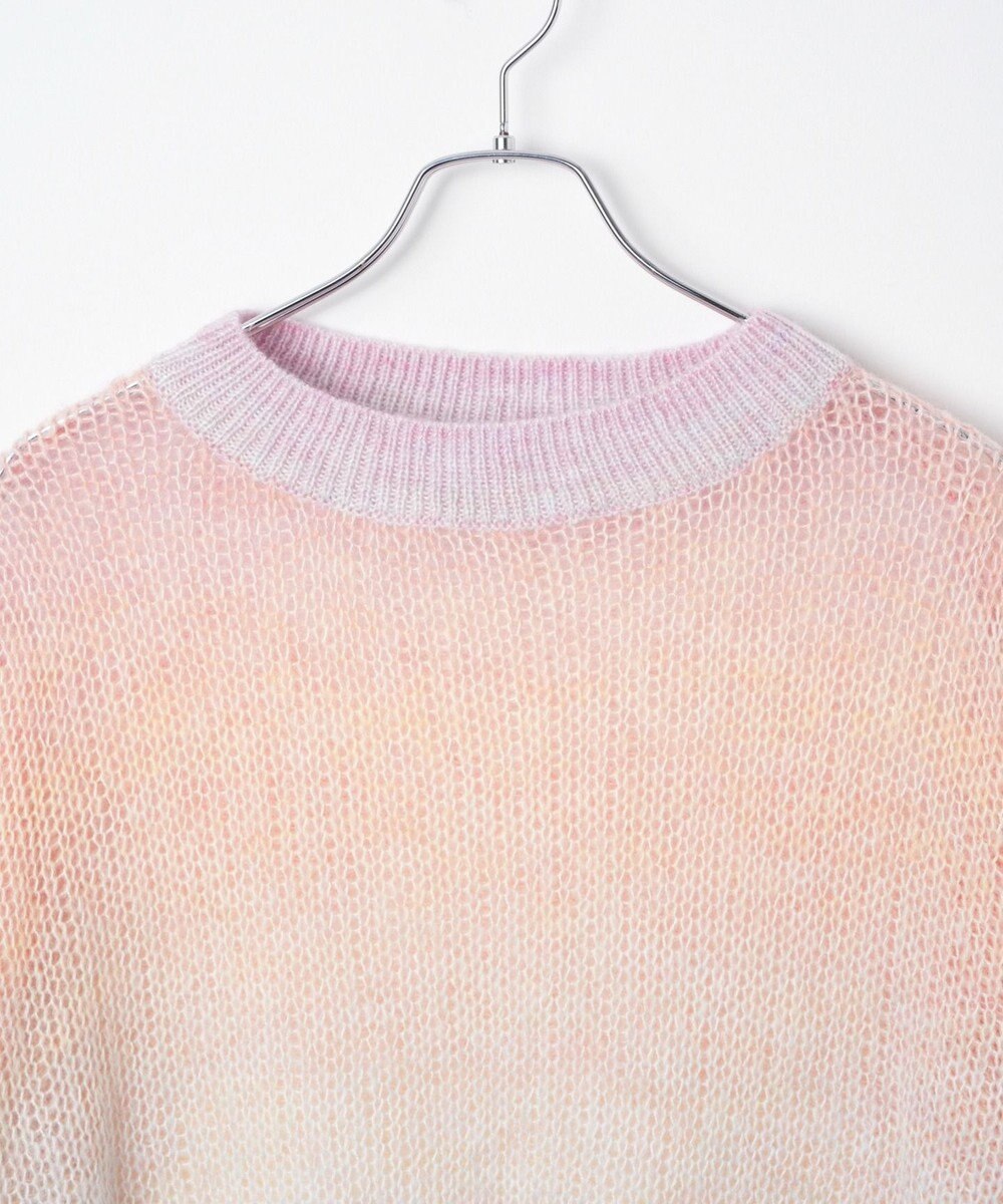 WEGO グラデーションメッシュニット 