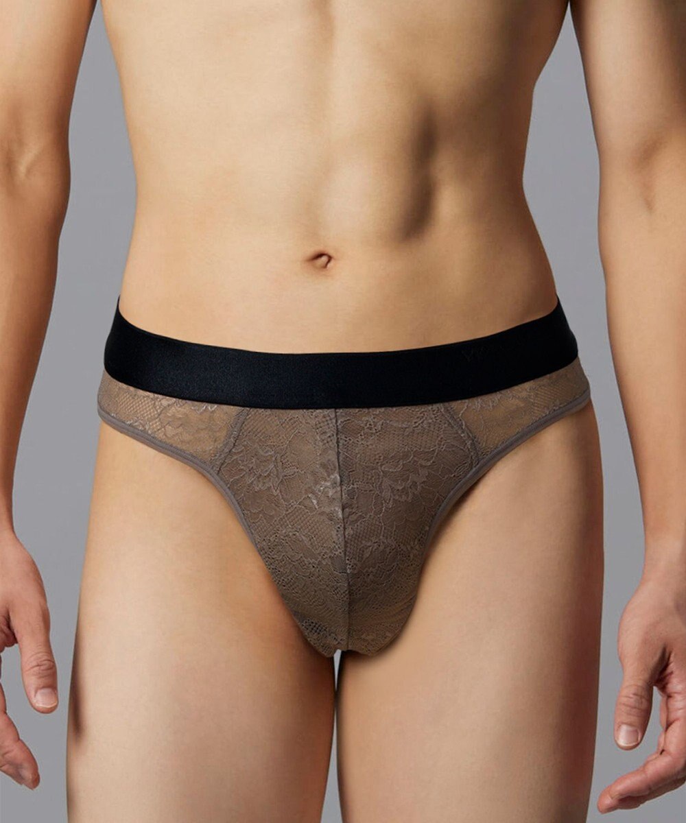 WACOAL MEN WACOAL MEN Tバック 【レースTバック】 通気性 フロント立体設計 前閉じ 下着 メンズ WF1832 /ワコールメン 