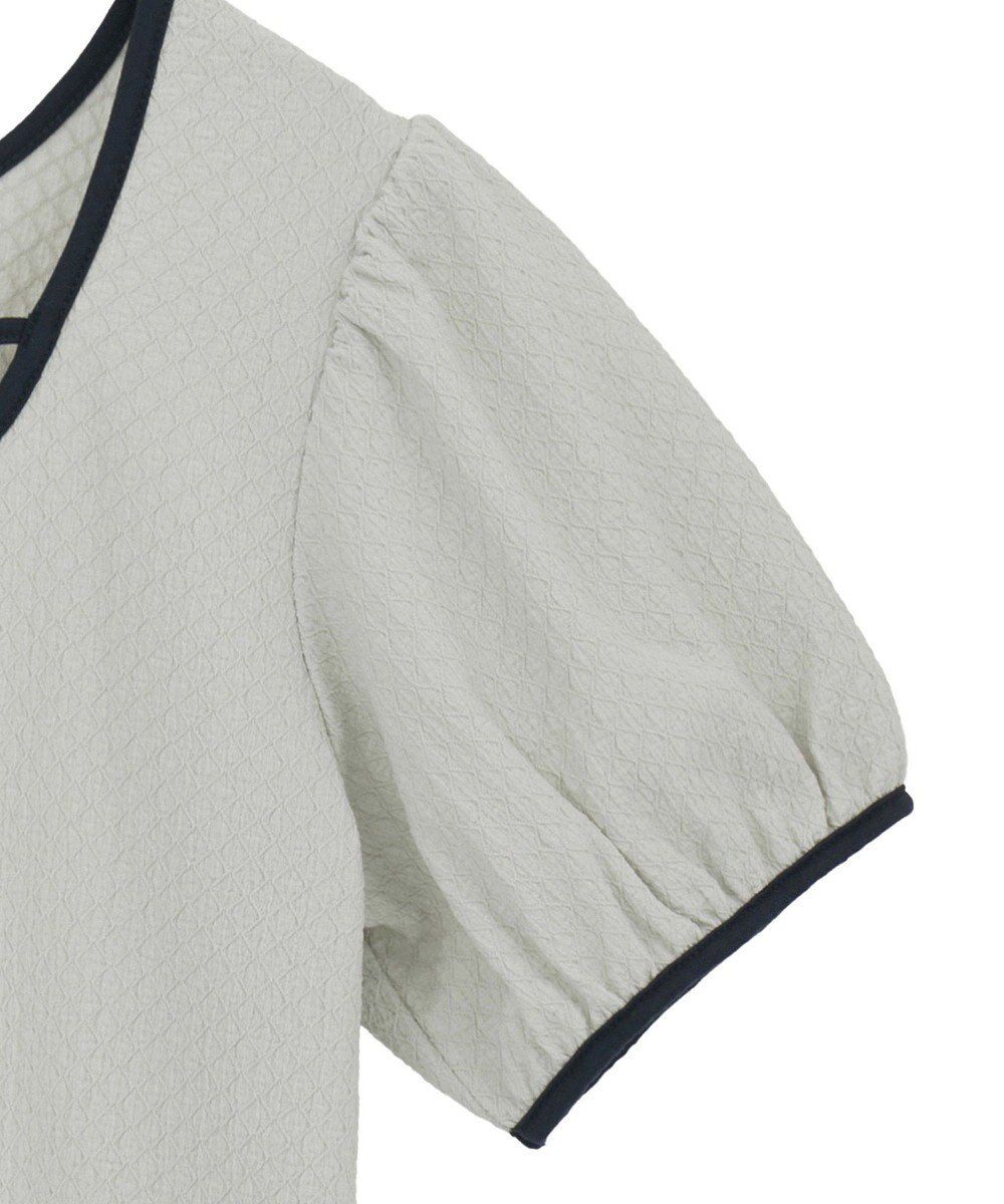 earth music&ecology マルチウェイ配色リボンカットプルオーバー 