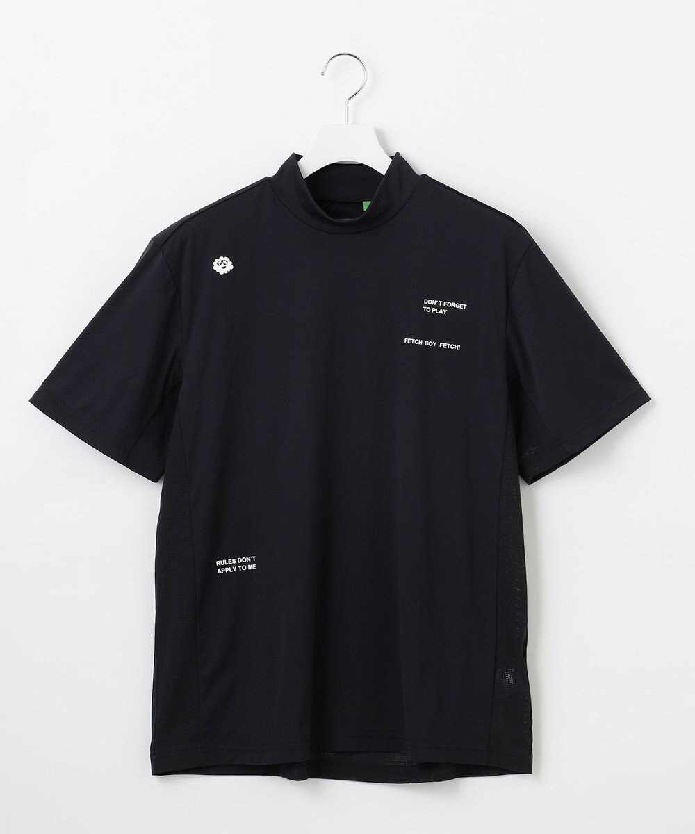 PW CIRCULUS 【吸水速乾 / UV遮蔽率96.3% UVカット / ストレッチ】【MEN】メッシュコンビモックネックT ゴルフ 