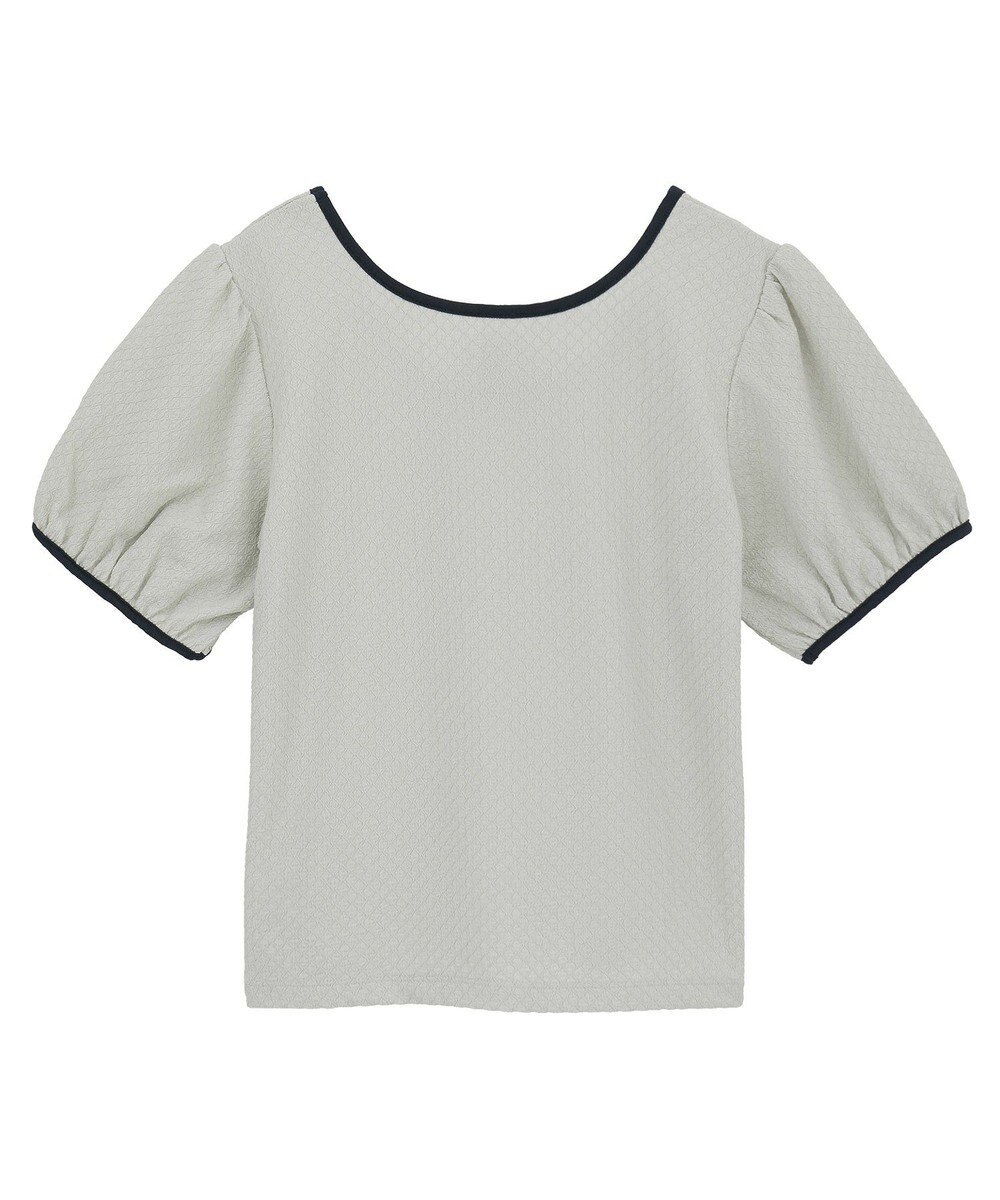 earth music&ecology マルチウェイ配色リボンカットプルオーバー 