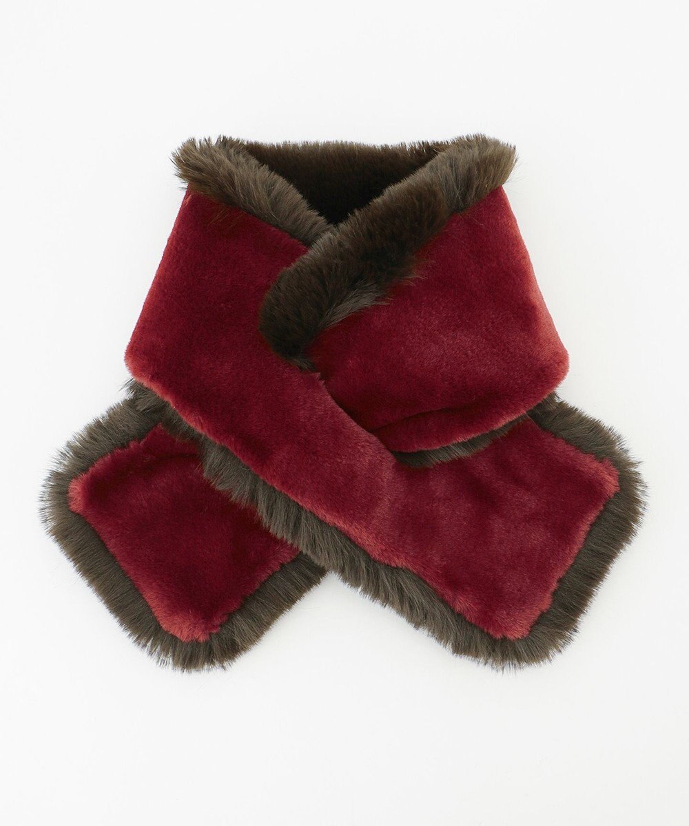 自由区 リバーシブルフェイクファーティペット 