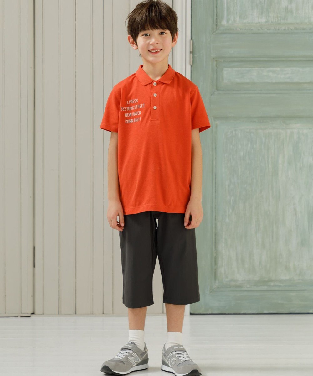 J.PRESS KIDS 【140-170cm】T/C ライト カノコ 半袖ポロシャツ 