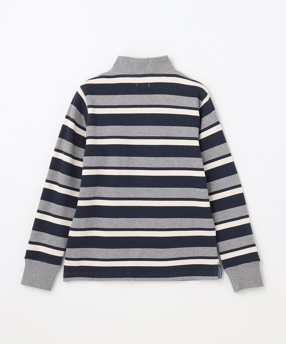 J.PRESS KIDS 【140-170cm】ハーフジップ ボーダー トレーナー 