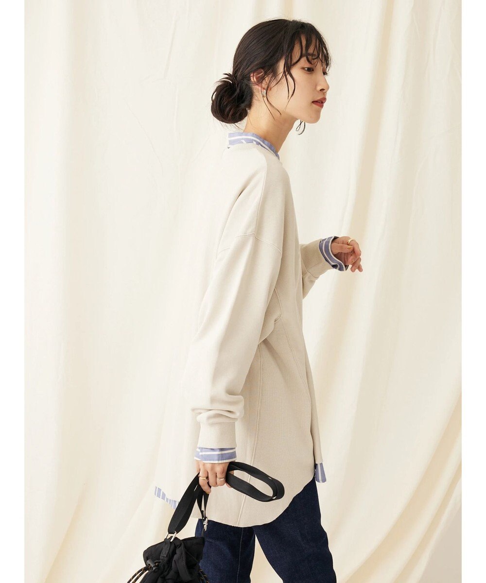 CRAFT STANDARD BOUTIQUE プリント裏毛チュニック 