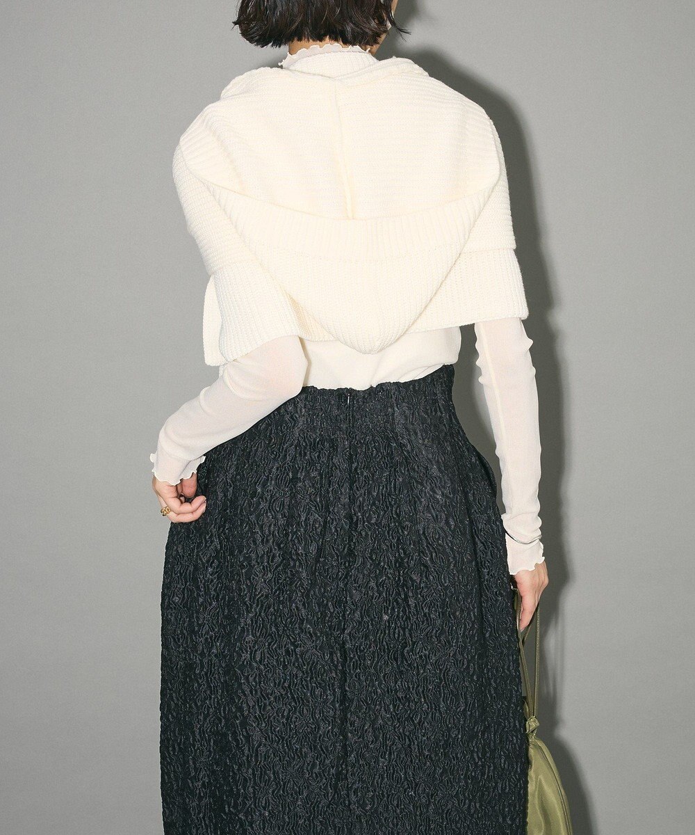 Green Parks フードマフラー＋ケープニット 