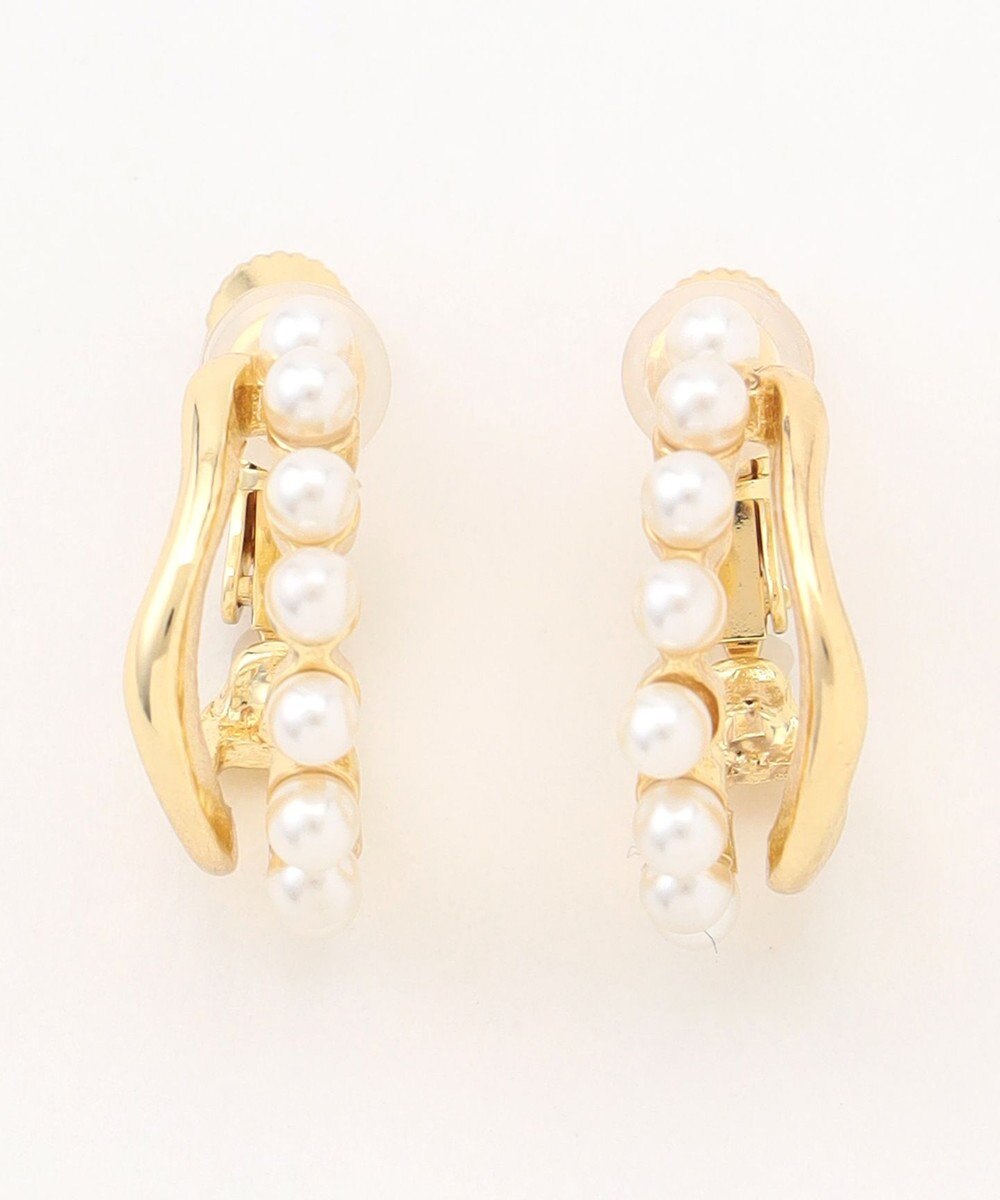 ANY SIS 2連フープ イヤリング 