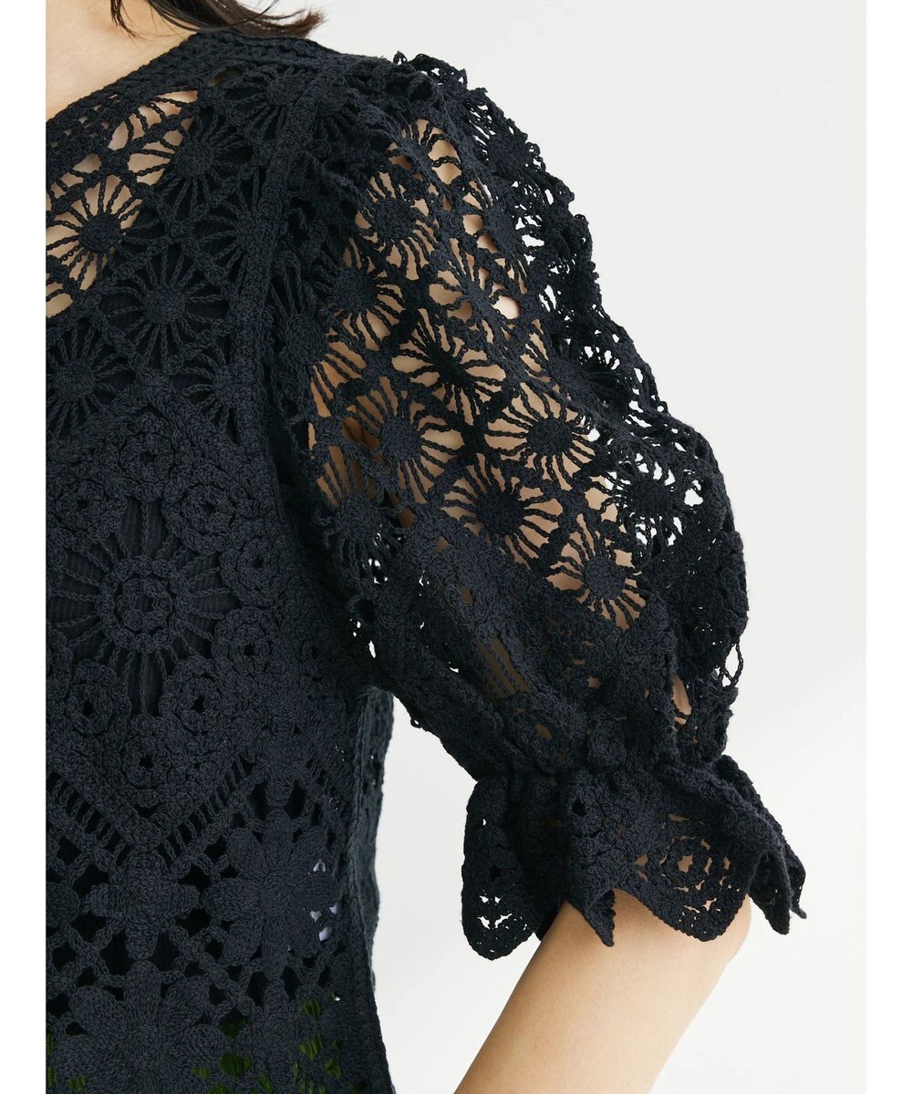 Green Parks ・ＳＵＧＡＲ　ＳＰＯＯＮ　２ｗａｙクロシェカーディガン 