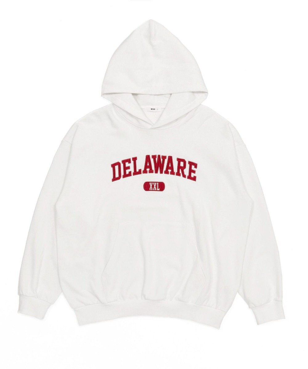 WEGO 【ユニセックス着用ITEM/SMLサイズ展開】グラフィックロゴプルパーカー 