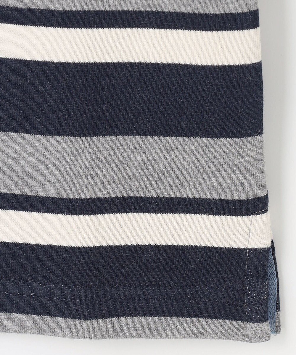 J.PRESS KIDS 【140-170cm】ハーフジップ ボーダー トレーナー 