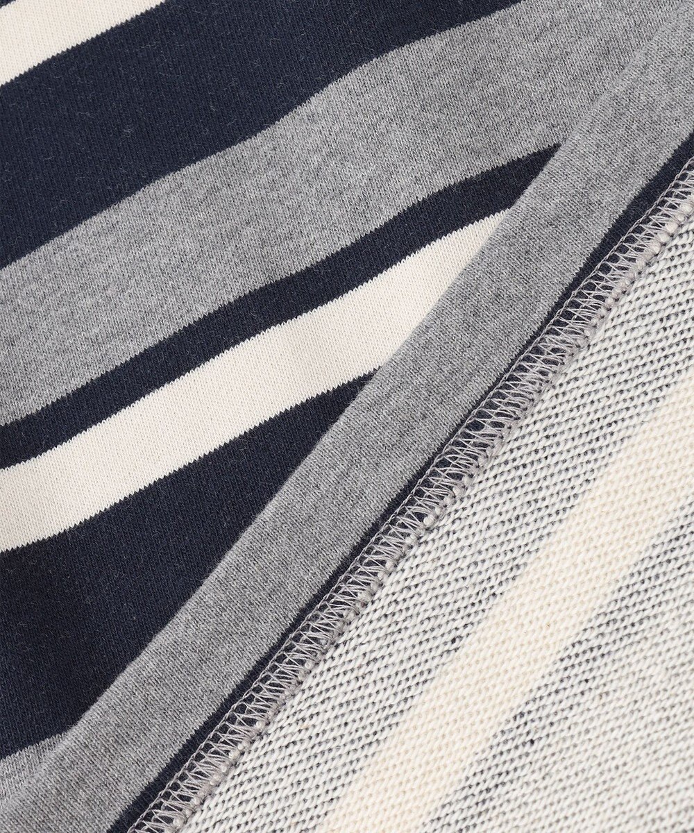 J.PRESS KIDS 【140-170cm】ハーフジップ ボーダー トレーナー 