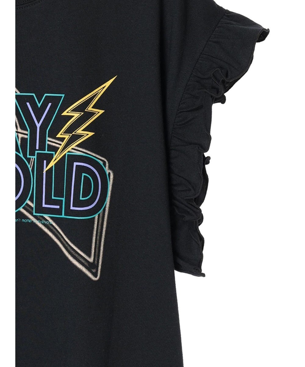 Green Parks ・ＤｏｕｂｌｅＦｌａｇｓ　フリルショルダープリントＴＥＥ 