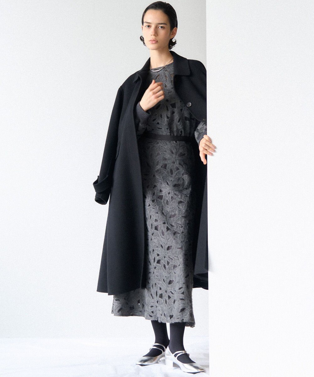 23区 L 【GOLD LABEL】ウールリバー ロングコート 