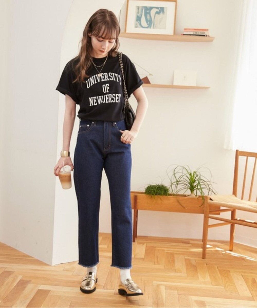 WEGO 【ANGIE VINTAGE】カレッジロゴプリントTee 