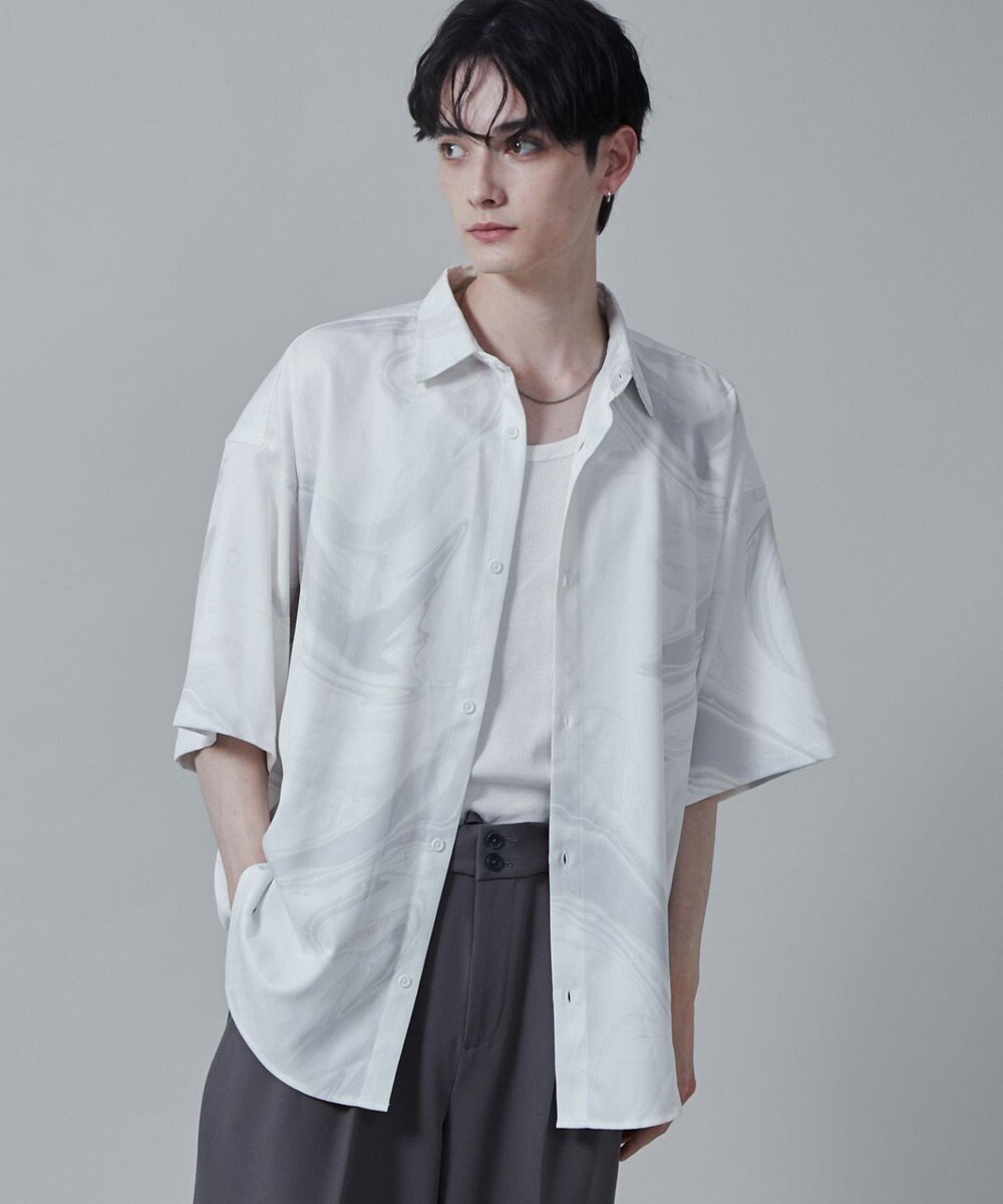 WEGO アムンゼンパターンBIGシャツ（S） 