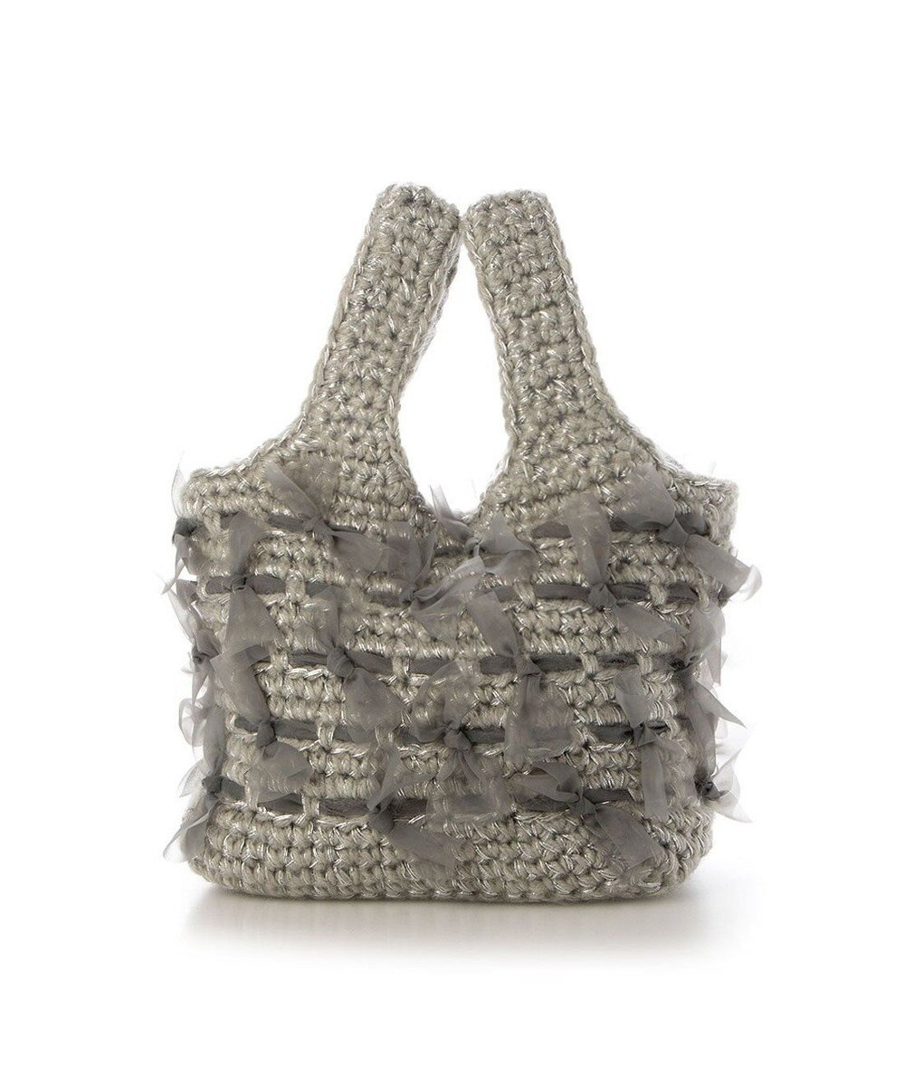 UNBILLION カカトゥ kakatoo / リボンモヘアクロッシェバッグ 