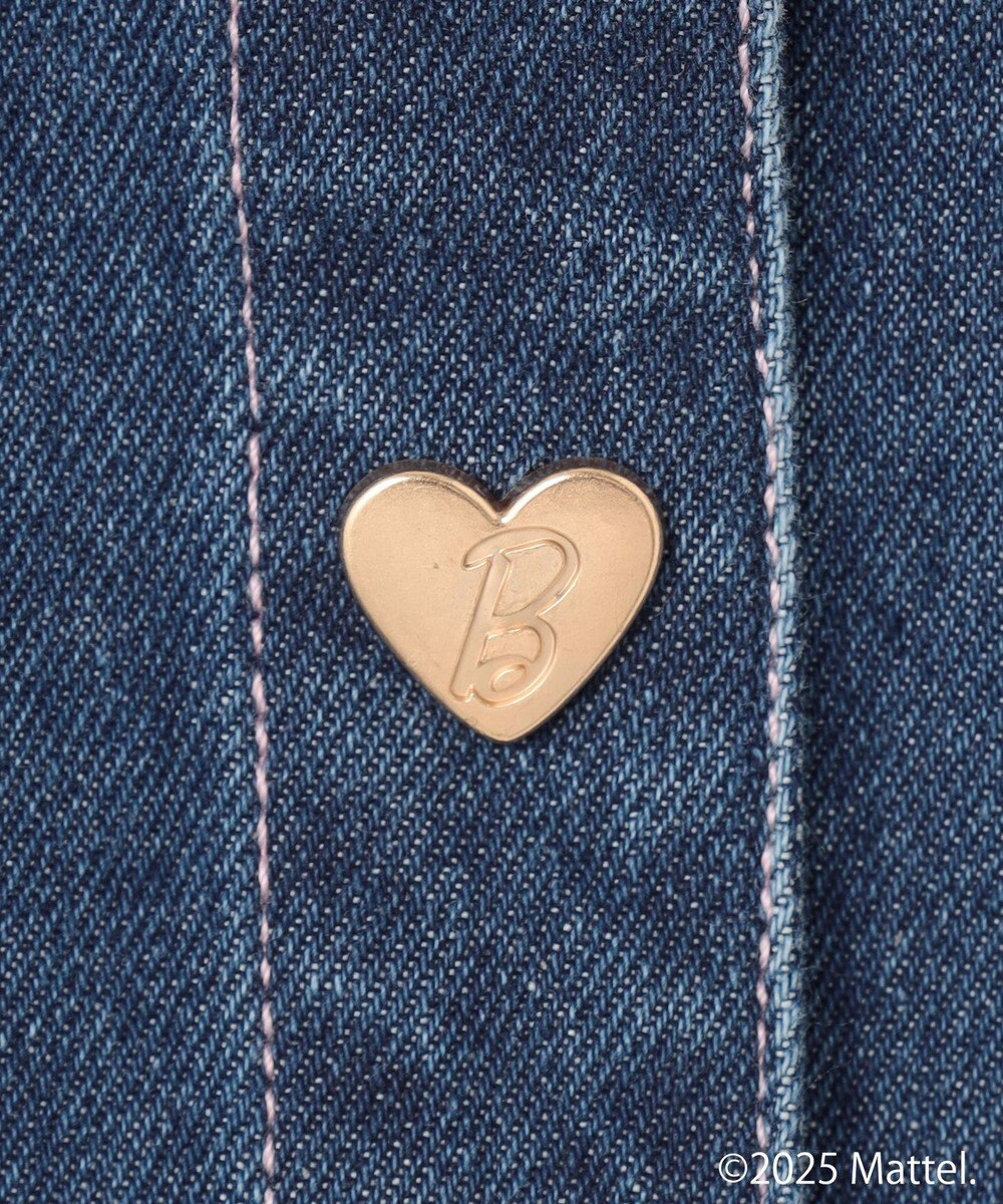 ANY KIDS 【Barbie(TM)】リボン デニムジャケット 