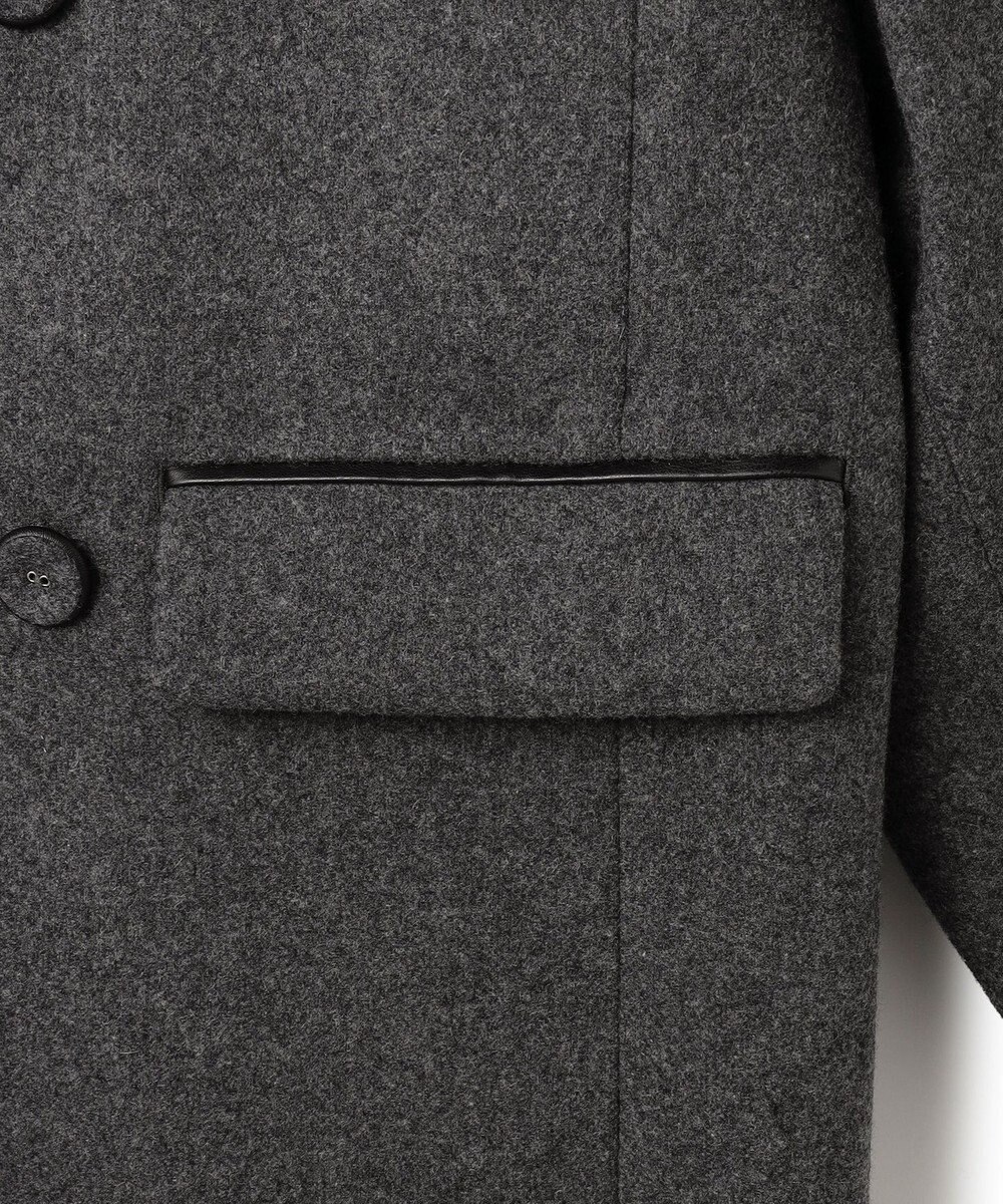 uncrave ライトメルトン ロングチェスターコート 