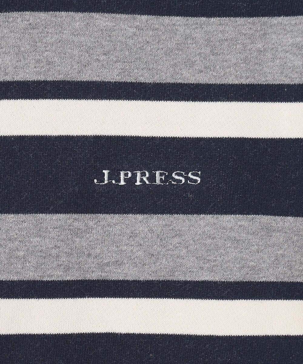 J.PRESS KIDS 【140-170cm】ハーフジップ ボーダー トレーナー 