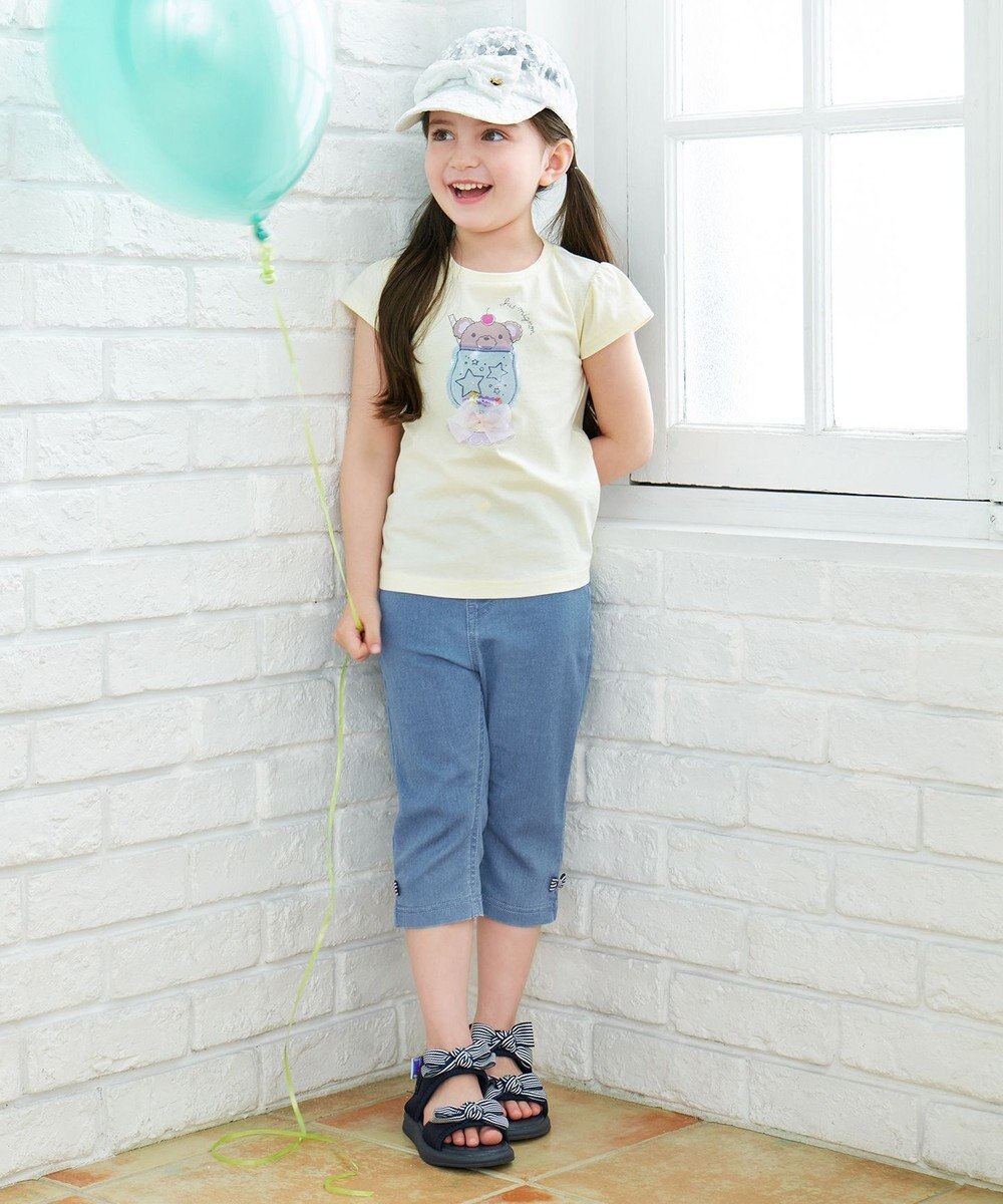 ANY KIDS シャラシャラ ビーズ入り Tシャツ 