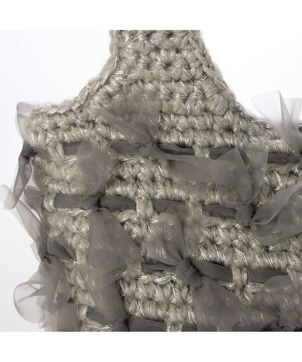 UNBILLION カカトゥ kakatoo / リボンモヘアクロッシェバッグ 