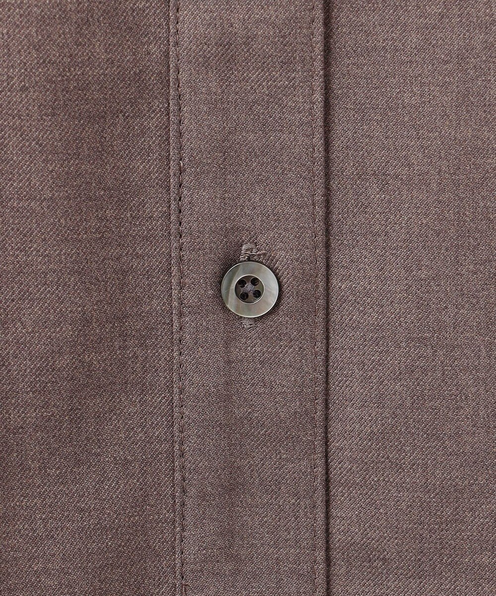 J.PRESS LADIES L 【洗える】T/Rウォッシャブルギャバ バンドカラー ワンピース 