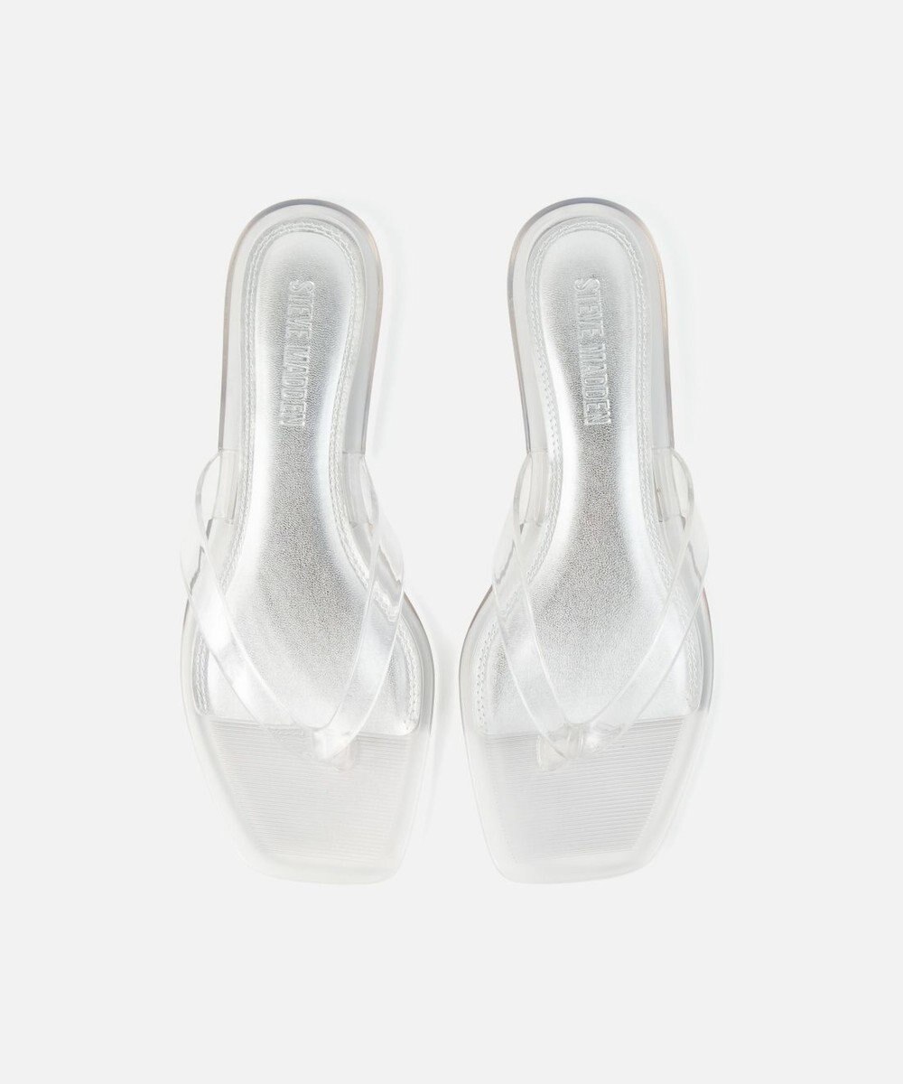 STEVE MADDEN TRELLA-J クリアトングフラットサンダル 