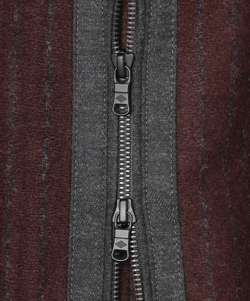 JOSEPH ABBOUD 【イタリア素材/軽量/ストレッチ】ワイドチョークストライプ  ブルゾン 