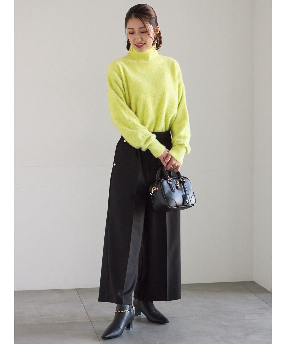 Te chichi 【宮本茉由着用】ハイネックフェザーニット 