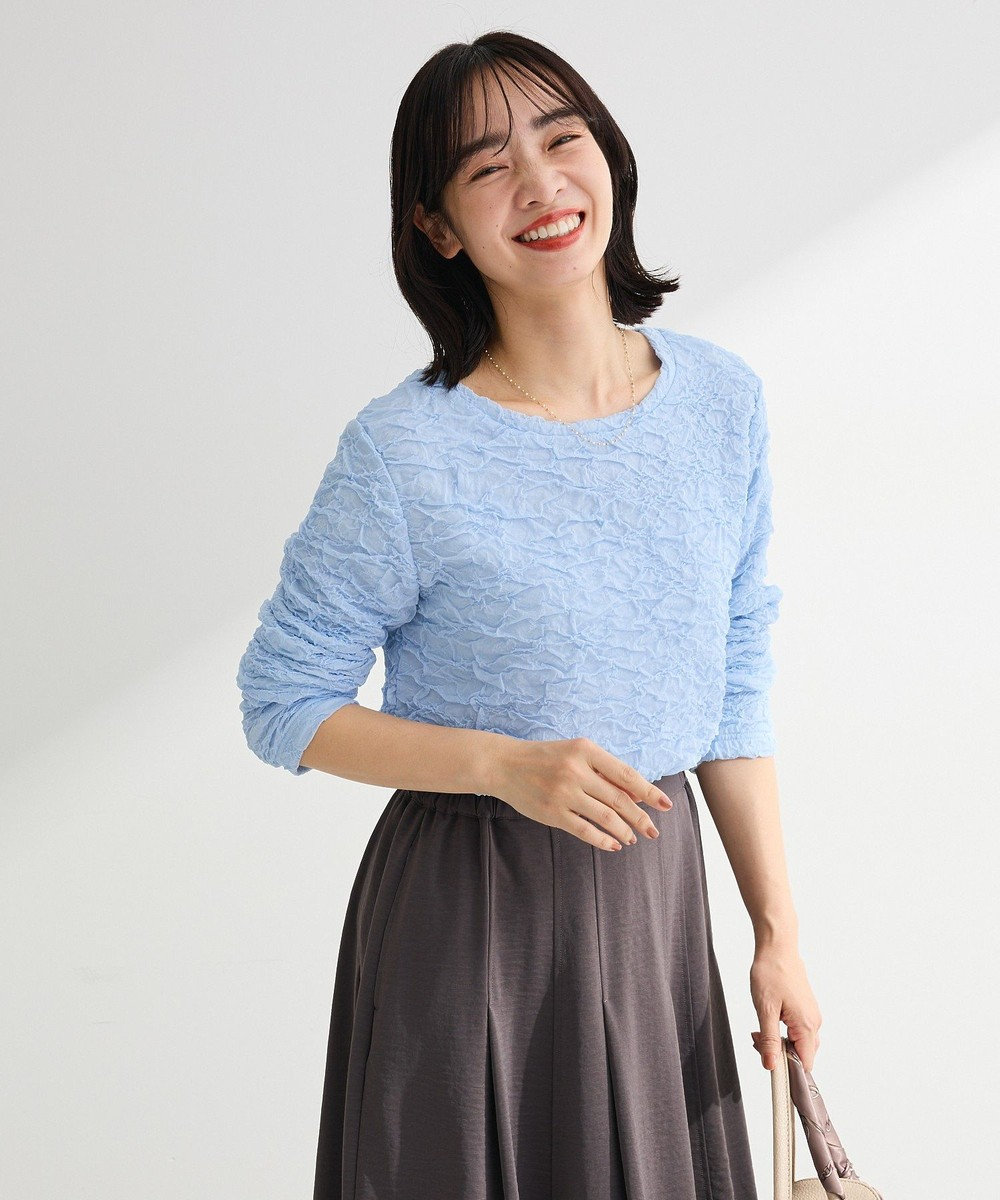 Green Parks 表面感ポコポコプルオーバー 