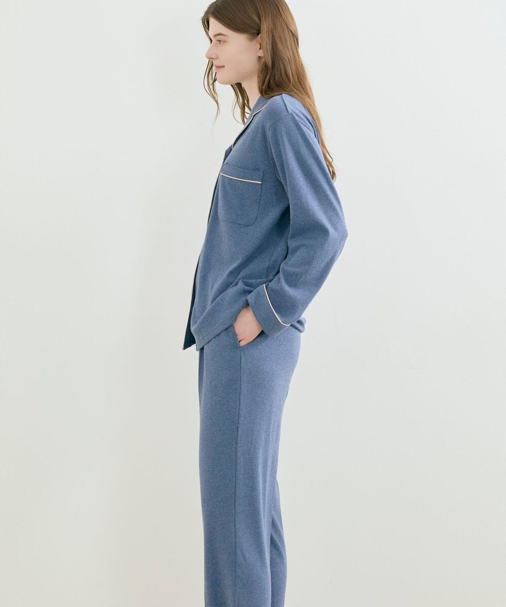 une nana cool 【綿100%】やわらか杢フライスパジャマ MADE WITH LIBERTY FABRIC 