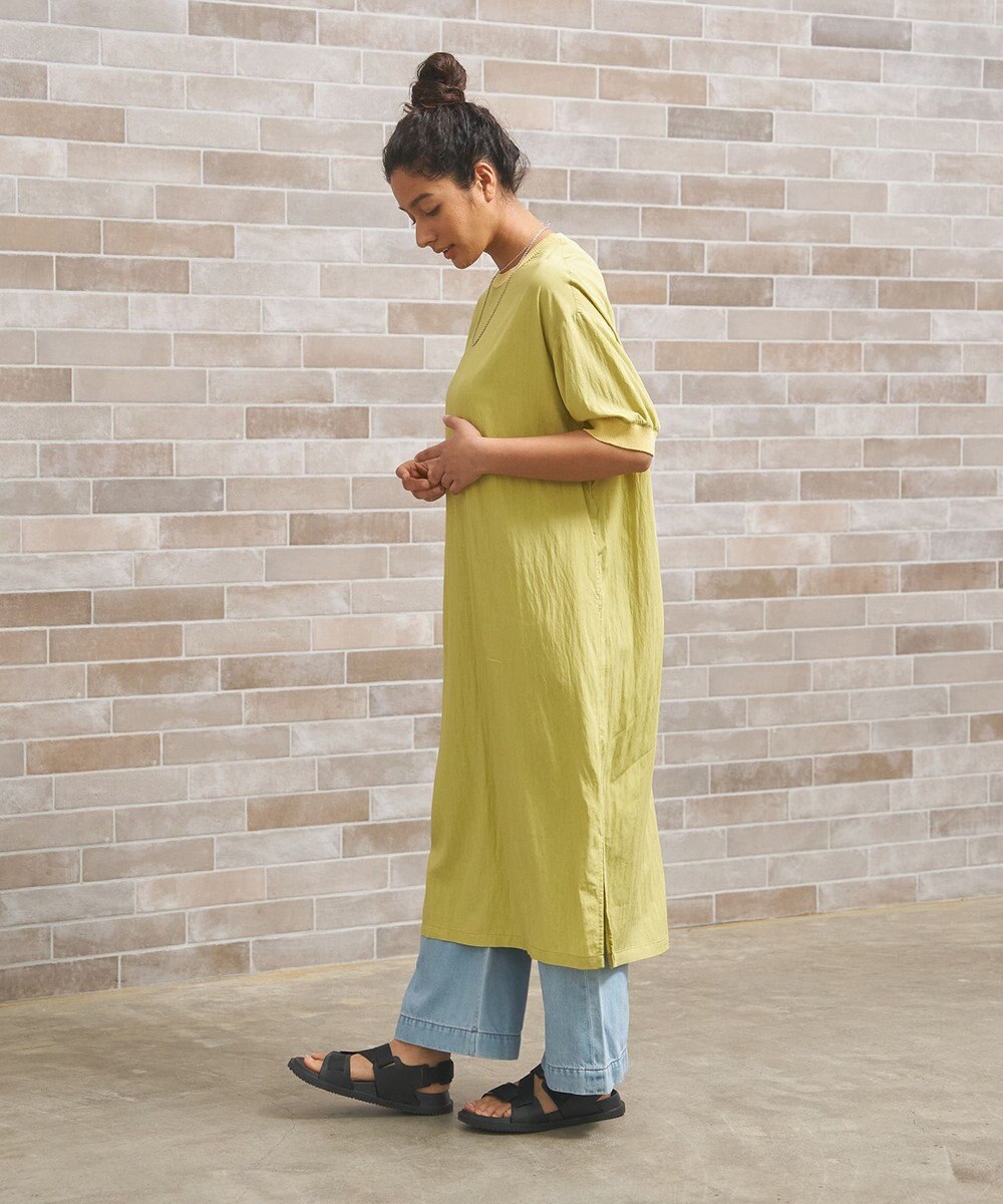 J.PRESS YORK STREET 【WOMEN】ワッシャーニットコンビ ワンピース 